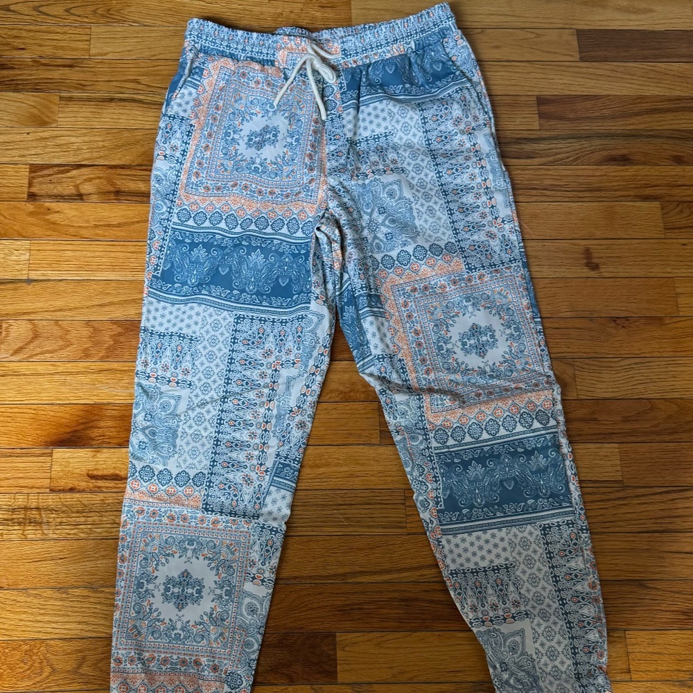 Brand NEW Medium Bandana Print Pull On Pants by WDIRARA